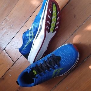 10. 5 Saucony Running shoe Endorphin Speed 2 Blue Raz/Acid Rouge
